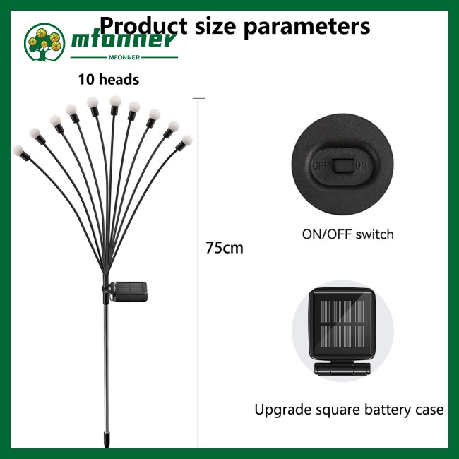 Đèn Chống Nước Ip65 Sử Dụng Năng Lượng Mặt Trời Dùng Trang Trí Sân Vườn