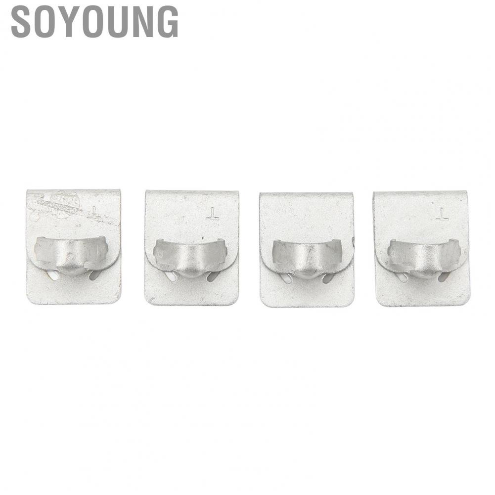 Soyoung Front Skid Plate Insert Clip  Perfect Fit Oil Filter Access Panel Door Clips 4PCS W715288S439 for Vehicle