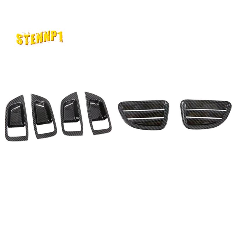 Vỏ Bọc Bảo Vệ Tay Cầm Cửa Xe Hơi Kèm 2 Khung Viền Lỗ Thông Gió Phía Trước