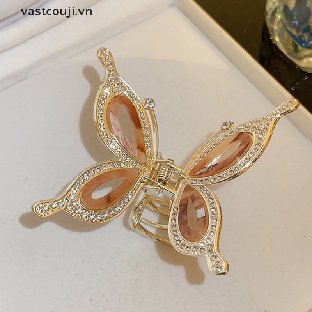 Kẹp Tóc Bướm Đính Đá Thời Trang
