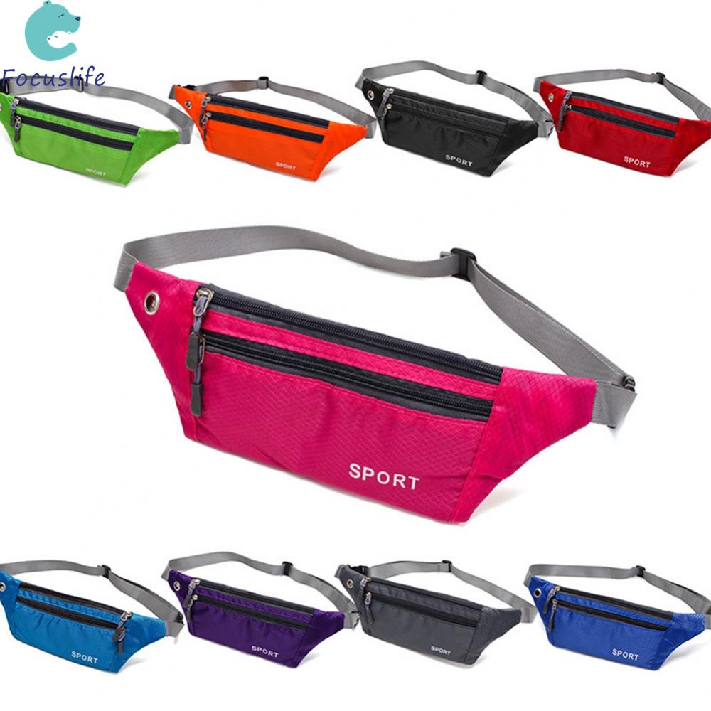 Túi Đeo Hông Chống Thấm Nước Có Khóa Kéo Tiện Dụng Cho Hoạt Động Ngoài Trời