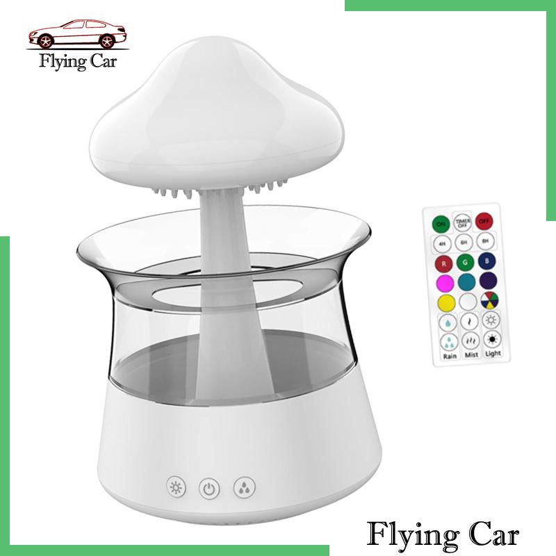 Máy Khuếch Tán Tinh Dầu Hình Giọt Nước Mưa Có Hẹn Giờ USB 300ml Lzdjfmy2