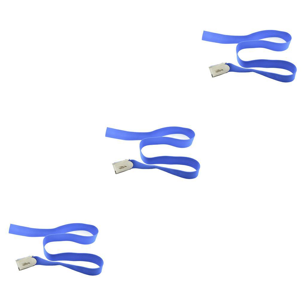 Dây Đai Trọng Lượng 1 / 2 / 3 Khóa Bằng Thép Không Gỉ Có Thể Điều Chỉnh Dành Cho Thợ Lặn