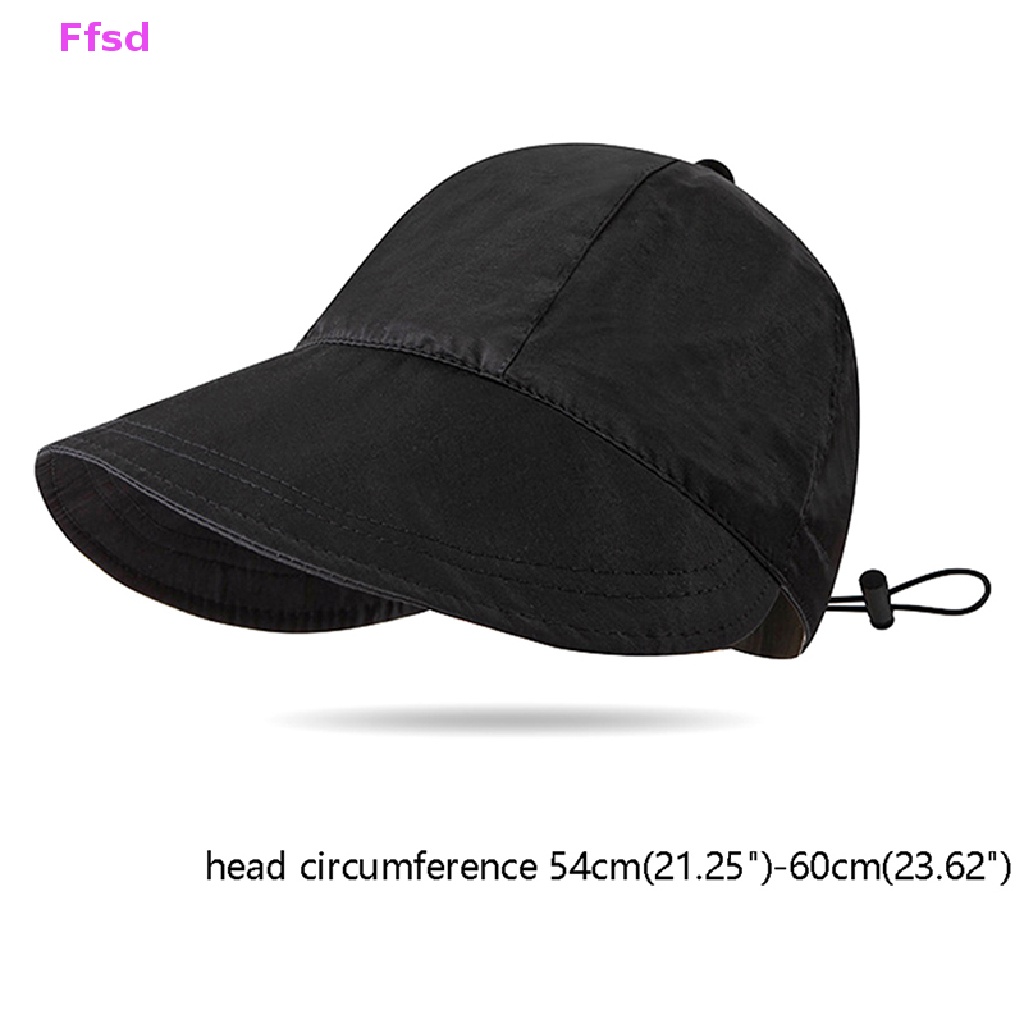 {Ffsd} Mũ Ngư Dân Vành Rộng Chống Nắng Mùa Hè Nhanh Khô Có Dây Rút Điều Chỉnh Được * Bán Chạy
