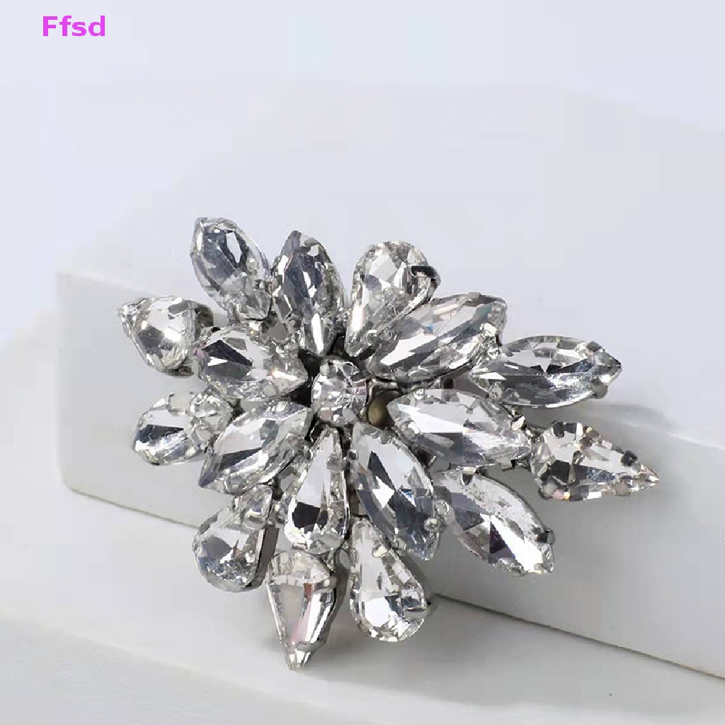 1 Khóa Kẹp Đính Đá Trang Trí Giày Cao Gót Cho Cô Dâu