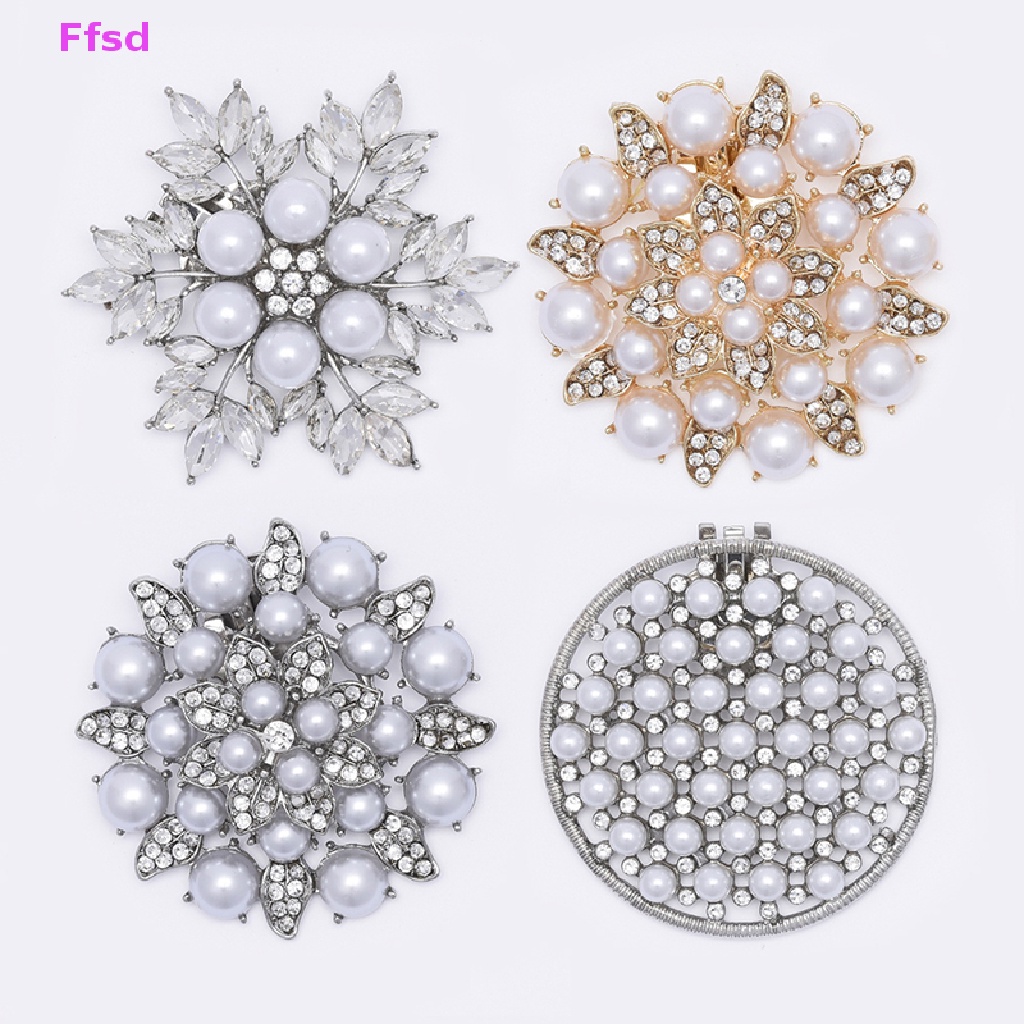 1 Cặp Kẹp Đính Đá Trang Trí Giày Cao Gót Cho Cô Dâu