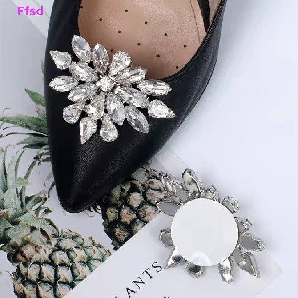 1 Khóa Kẹp Đính Đá Trang Trí Giày Cao Gót Cho Cô Dâu