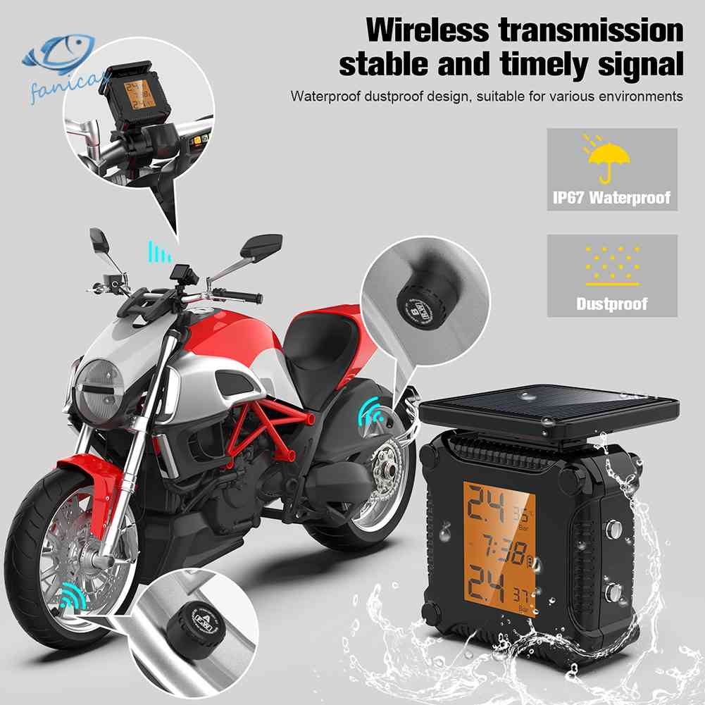 Hệ Thống Cảm Biến Áp Suất Lốp Xe Máy TPMS