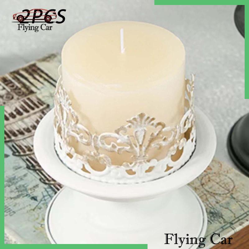 [Lzdjfmy2] Set 2 Giá Đỡ Nến Băng Dính Dùng Trang Trí Phòng Khách