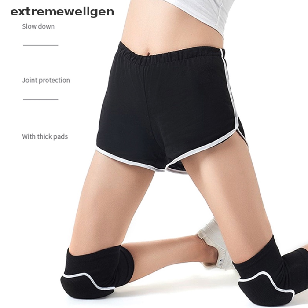 1 Cặp Đệm Bảo Vệ Đầu Gối Khi Chơi Bóng Chuyền / Bóng Đá / Bóng Chày / Tập Luyện Yoga Dành Cho Trẻ Em