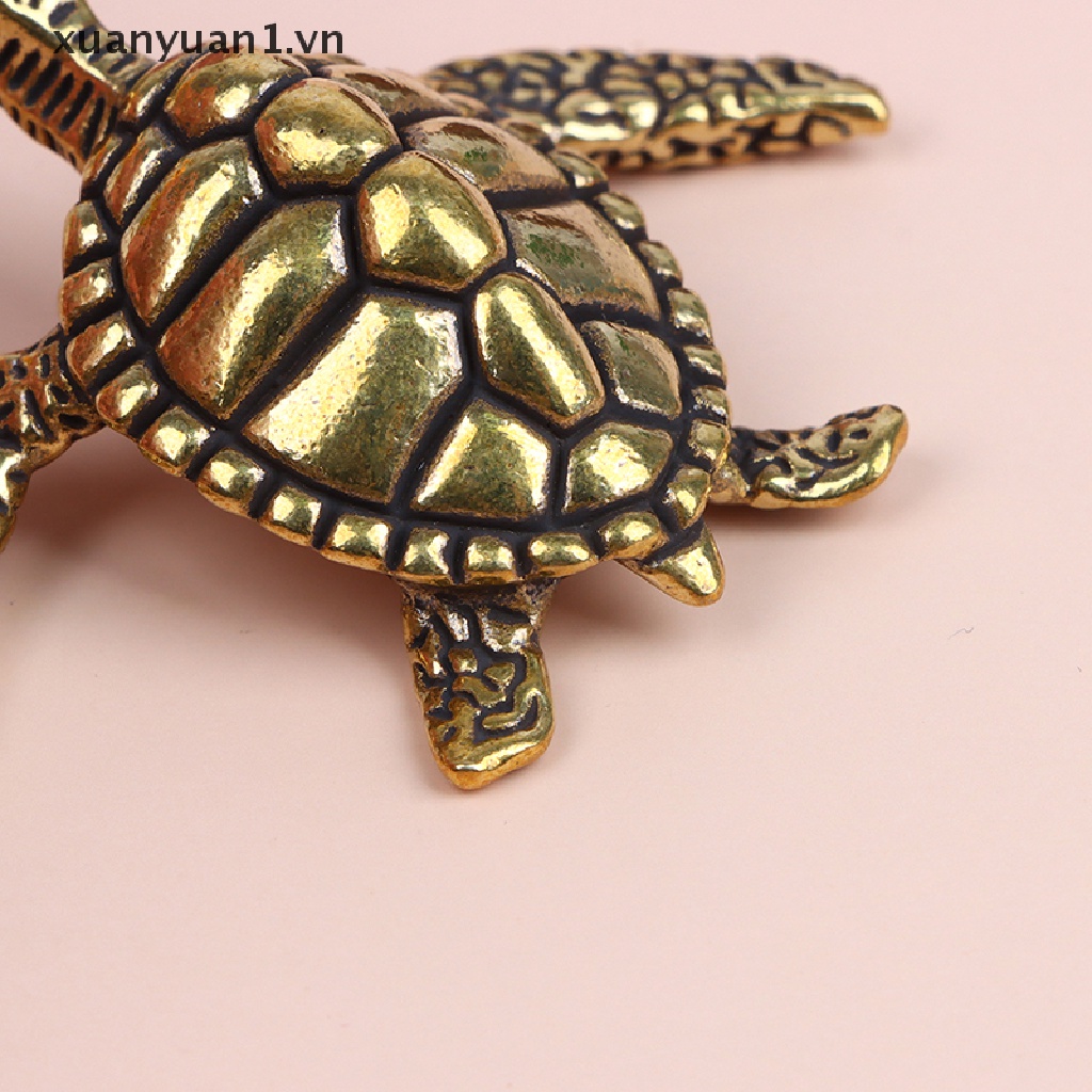 Mô Hình Rùa Biển Bằng Đồng Thau Dùng Trang Trí Nhà Cửa