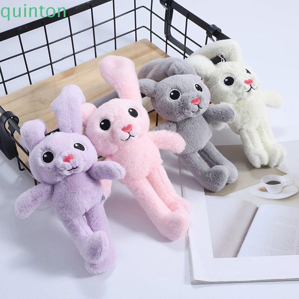 Móc Khóa Hình Thỏ Nhồi Bông Xinh Xắn