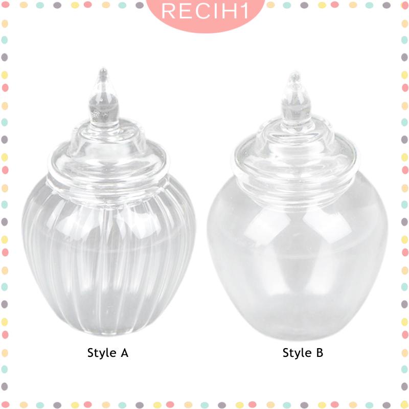 Hũ Thủy Tinh Đựng Kẹo / Thức Ăn Vặt Thu Nhỏ 1: 12 Trang Trí Nhà Búp Bê 1: 12