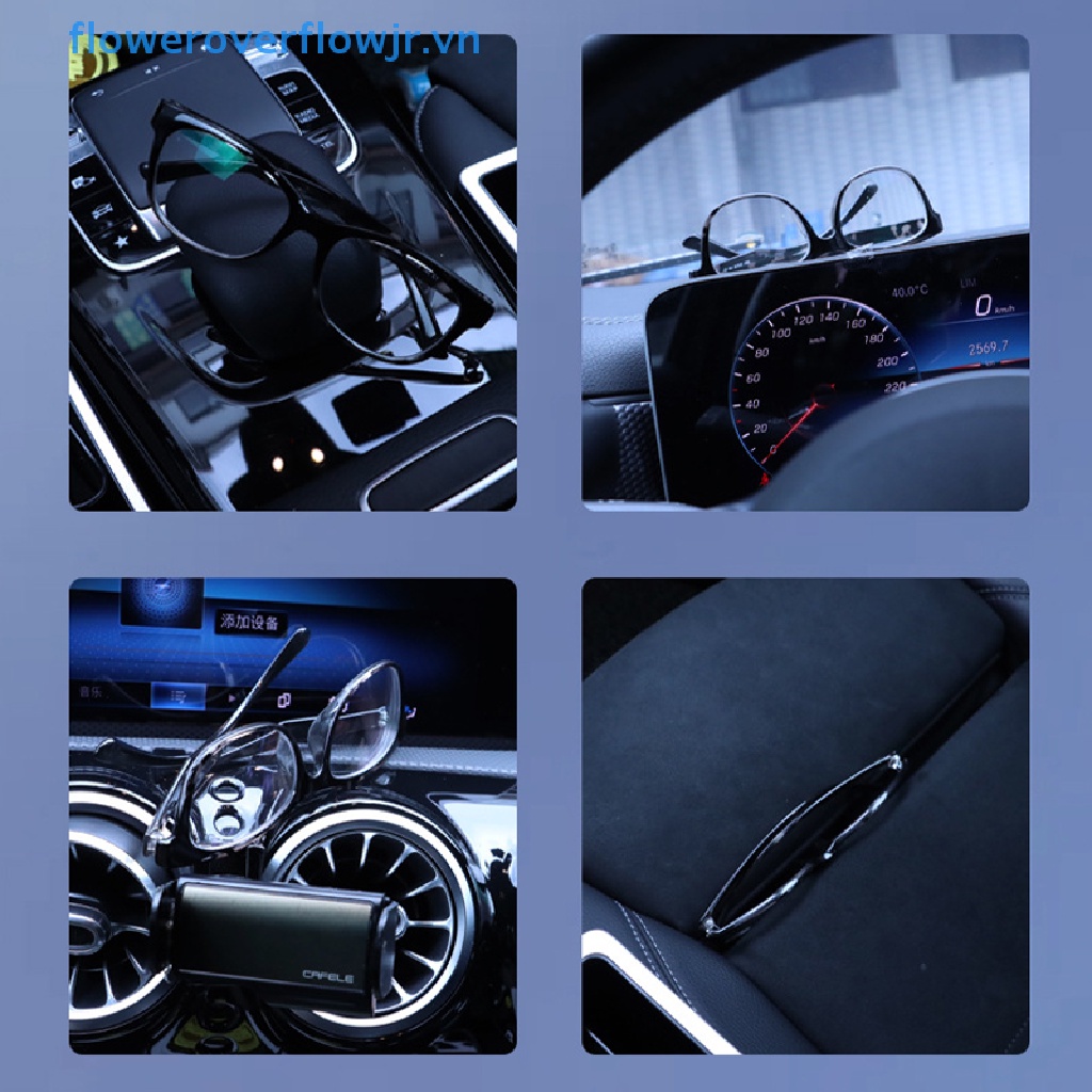 Kẹp Giữ Mắt Kính Bằng Kim Loại Gắn Tấm Che Nắng Xe Hơi