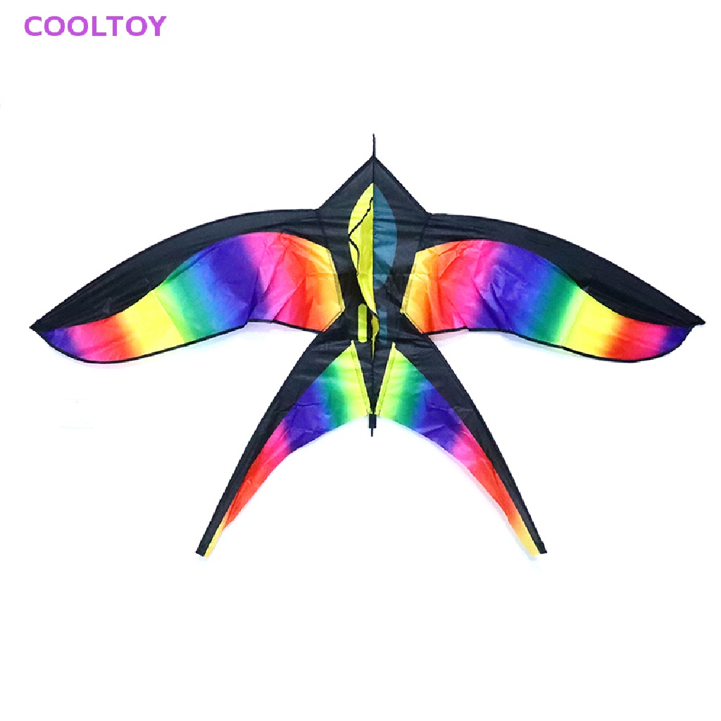 Diều Vải Nylon Cỡ Lớn Hình Chim Nuốt Có Tay Cầm Tiện Dụng