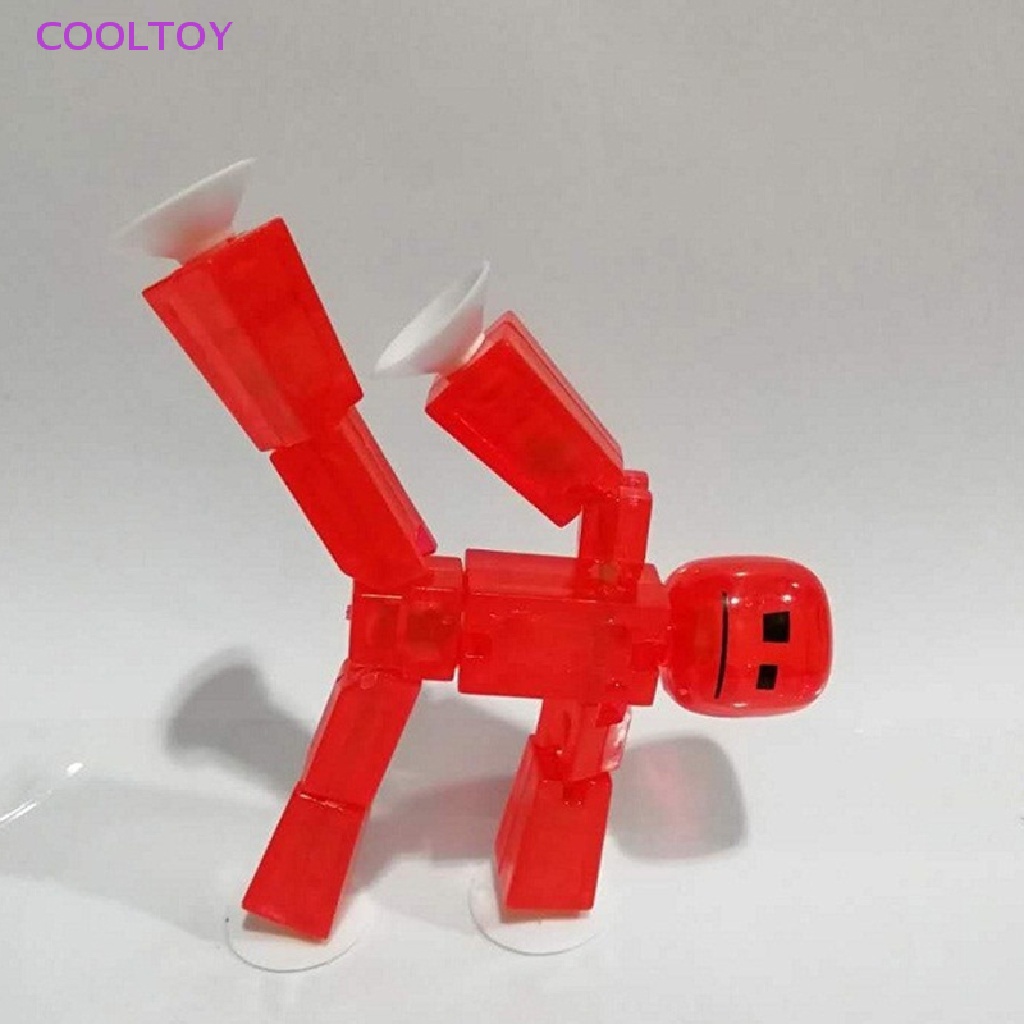Cooltoy Set 2 Búp Bê Hoạt Hình Stikbot Có Giác Hút Màu Sắc Ngẫu Nhiên