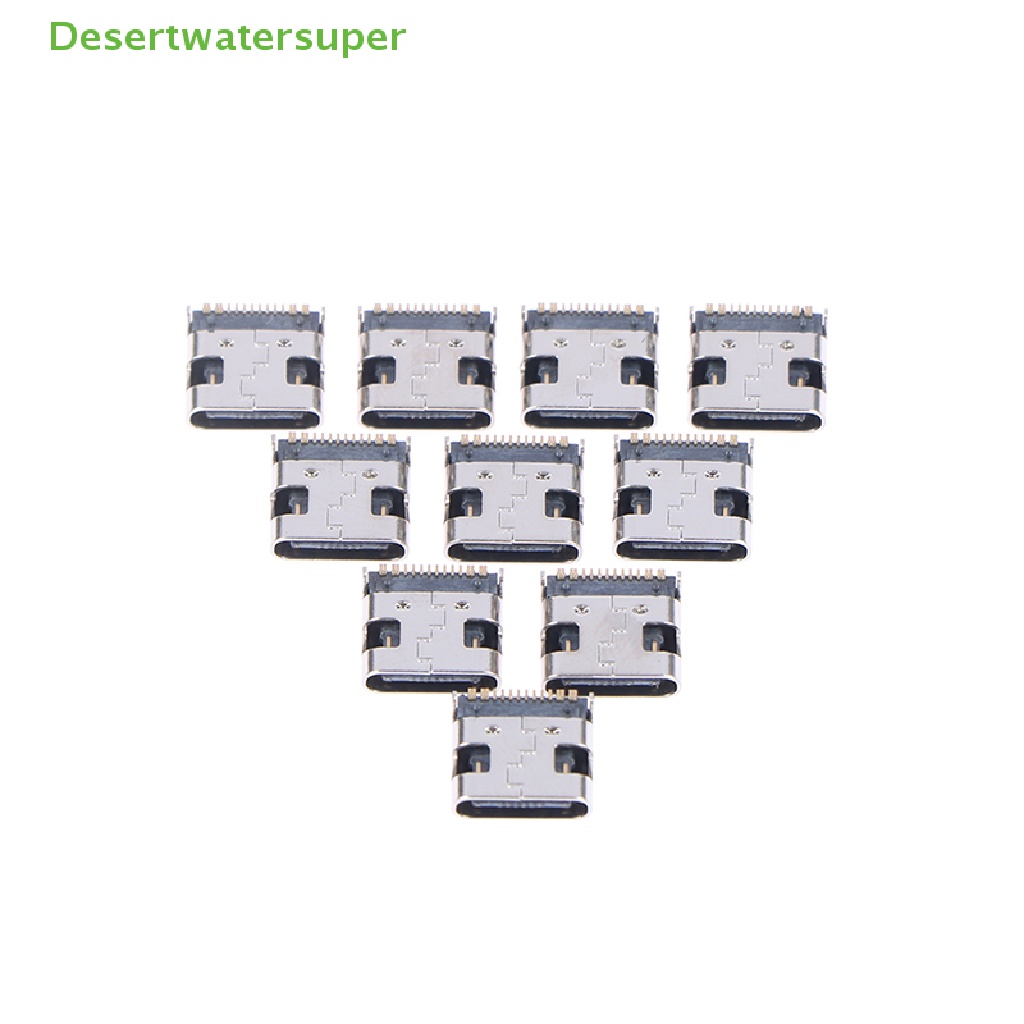 Set 10 Ổ Cắm Sạc Điện Thoại 16Pin USB 3.1 Type C