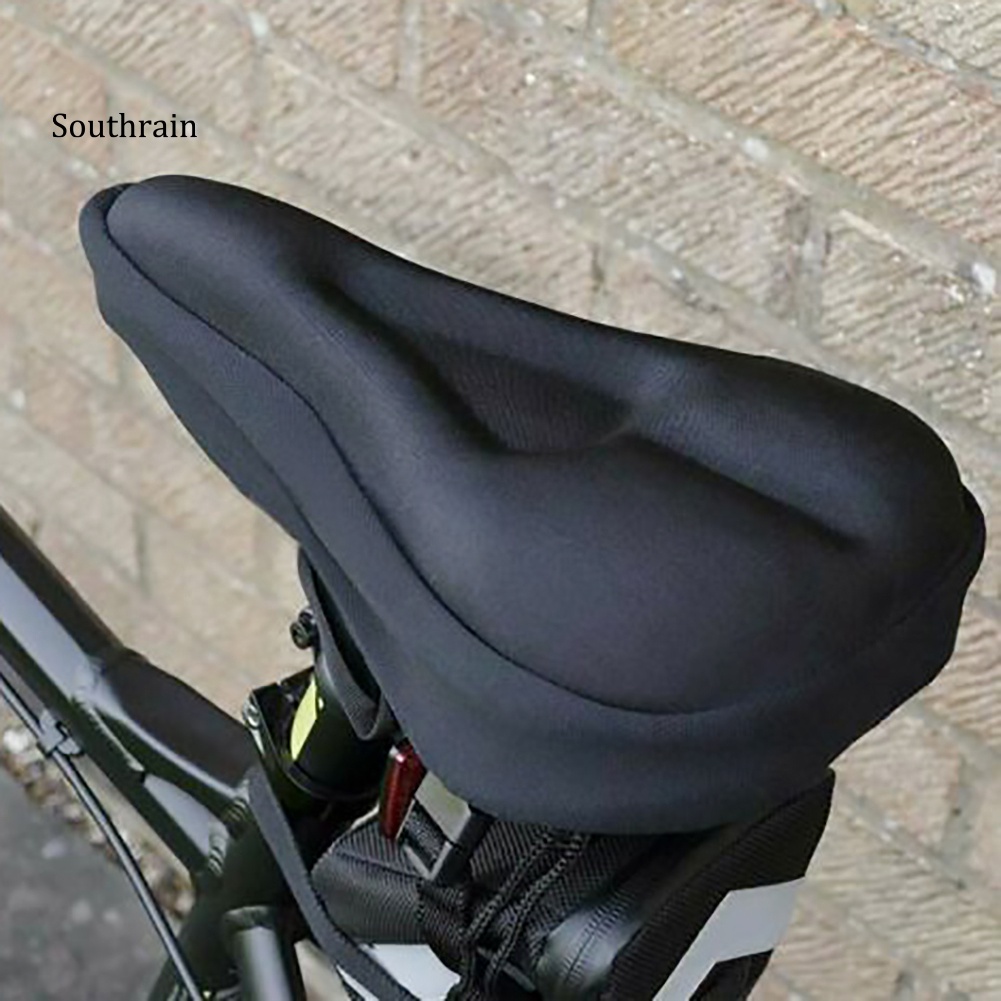 Vỏ Bọc Yên Xe Đạp Thể Thao Bằng Silicon Dày Siêu Mềm Thoáng Khí Họa Tiết 3D