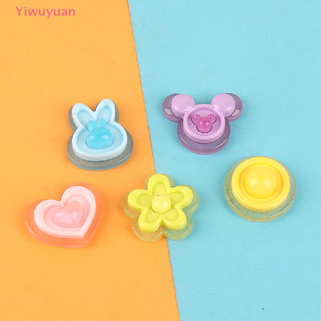 5 Phụ Kiện Kẹp Tóc Hình Thỏ Phát Sáng DIY Mới