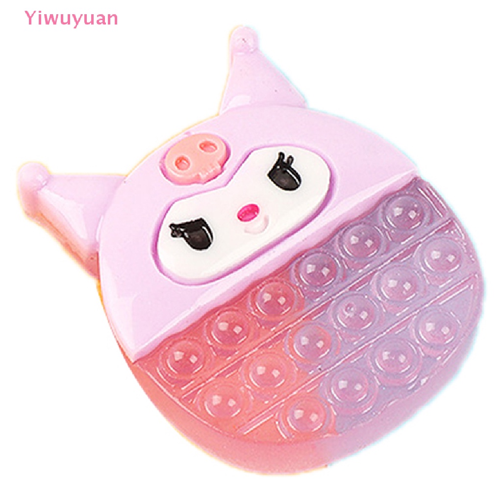 Miếng Dán Trang Trí Tủ Lạnh Họa Tiết Chú Chó Kuromi Màu Dạ Quang Diy Mới