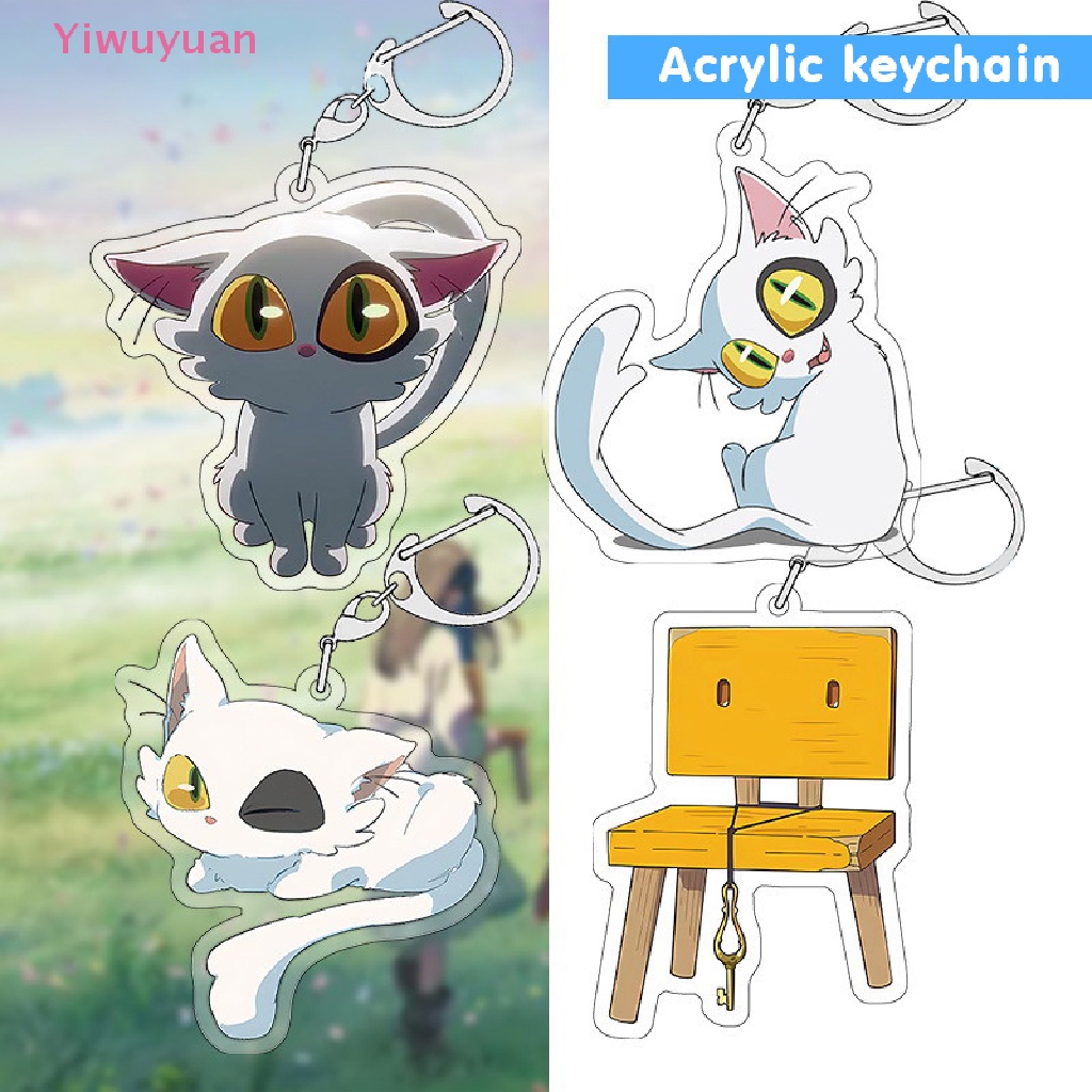 Móc Chìa Khóa Bằng Acrylic Hai Mặt Trong Suốt In Hoạt Hình Anime Mới