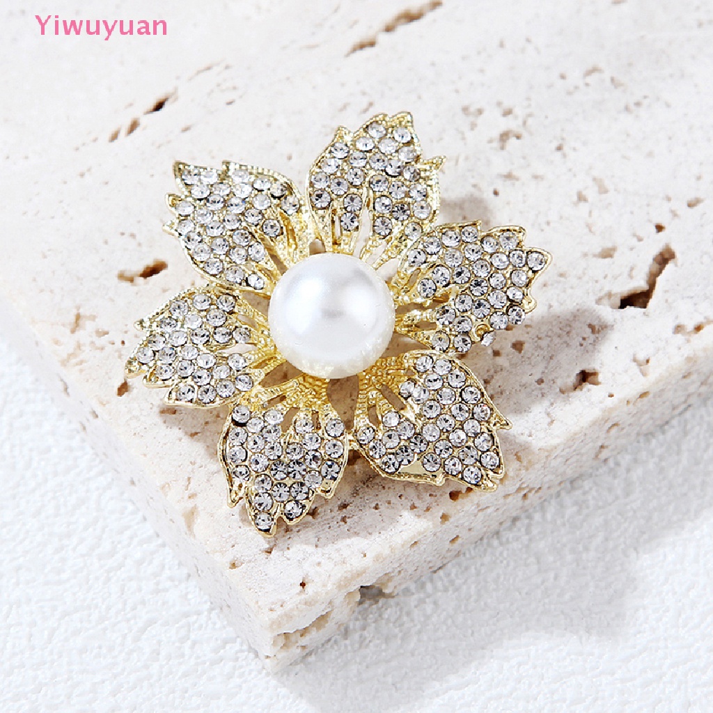 Ghim Cài Áo Hình Hoa Hướng Dương Đính Ngọc Trai Nhân Tạo Thời Trang