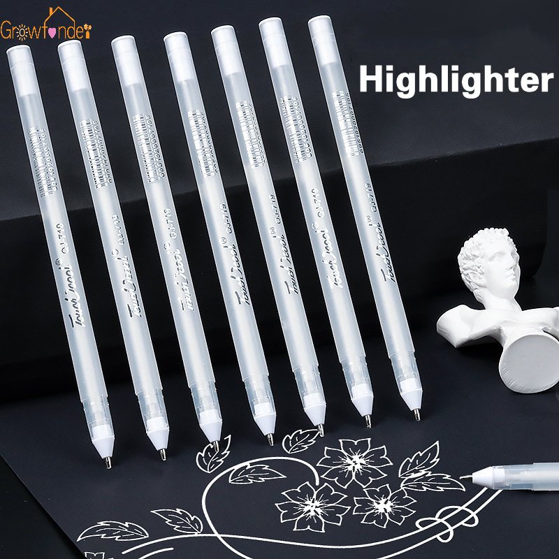 Bút Vẽ Truyện Tranh Màu Trắng Trong Suốt Ngòi 0.8mm Chất Lượng Cao