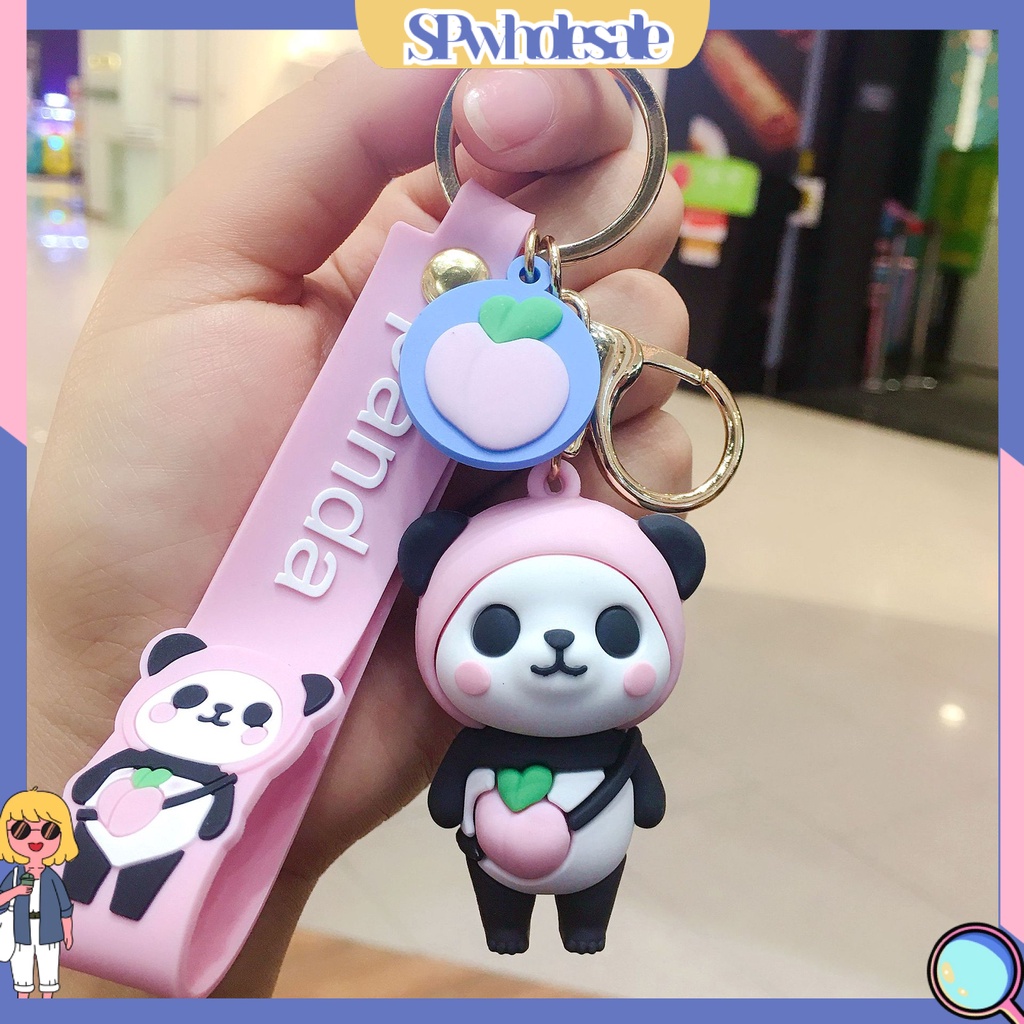 <SPwholesale> Giá Đỡ Chìa Khóa Bằng Kim Loại Hình Gấu Trúc Dễ Thương