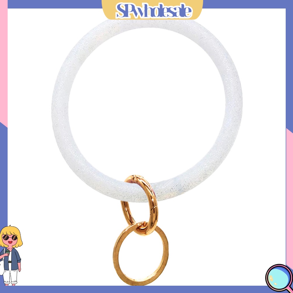 <SPwholesale> Vòng Đeo Tay Thể Thao / Móc Chìa Khóa Bằng Silicone < Spwholeale