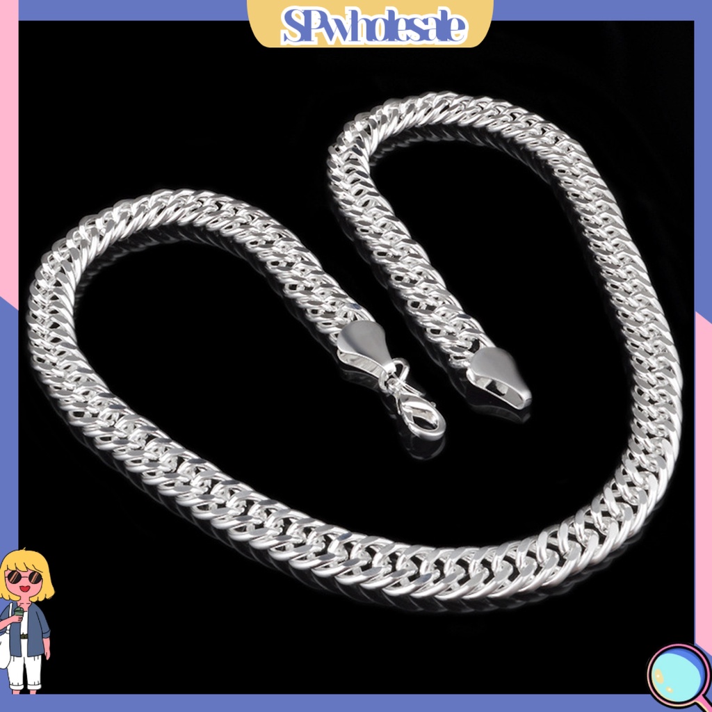 &lt;SPwholesale&gt; Vòng cổ Mặt Mịn Gọn Nhẹ Đơn Giản Dễ Phối Đồ Cho Nam Giới