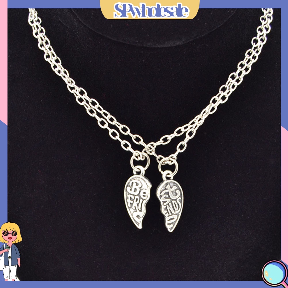 <SPwholesale> Bộ 2 Vòng cổ Mặt Hình Trái Tim Thời Trang Cho Cặp Đôi