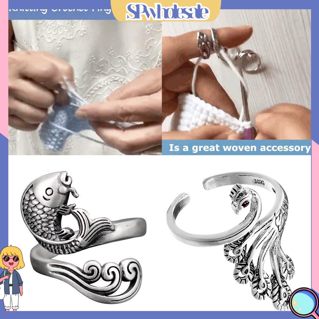 <SPwholesale> Phụ Kiện Kim May Vá Dạng Hở Có Thể Điều Chỉnh Phong Cách Retro