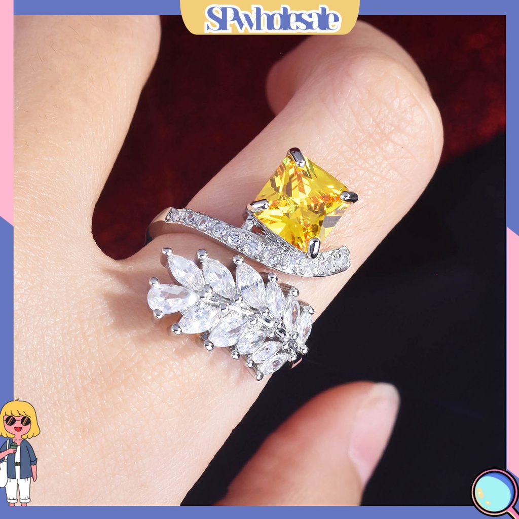 <SPwholesale> Nhẫn Hình Chiếc Lá Thời Trang Dành Cho Nữ