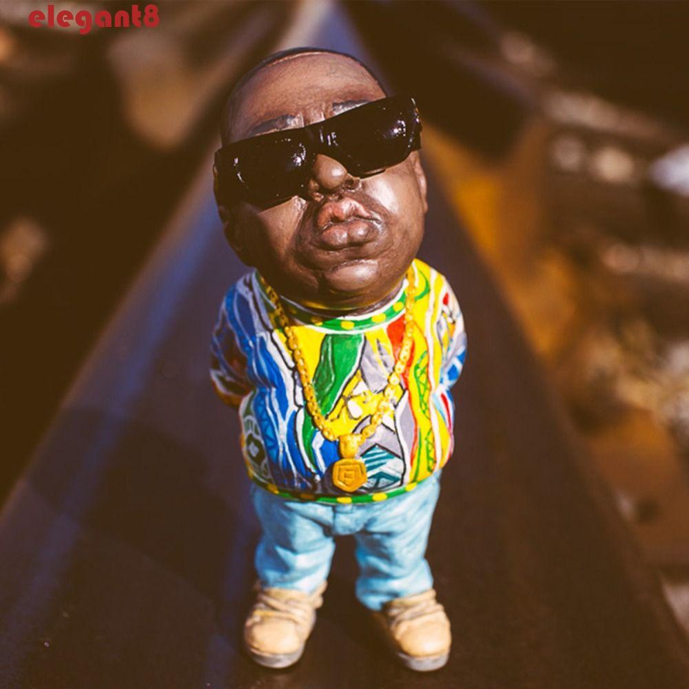 Kính Râm Rapper Mini Bằng Nhựa Resin Điêu Khắc Thủ Công Không Dễ Phai Màu Trang Trí Phong Cách Hip hop Thanh Lịch Rapper