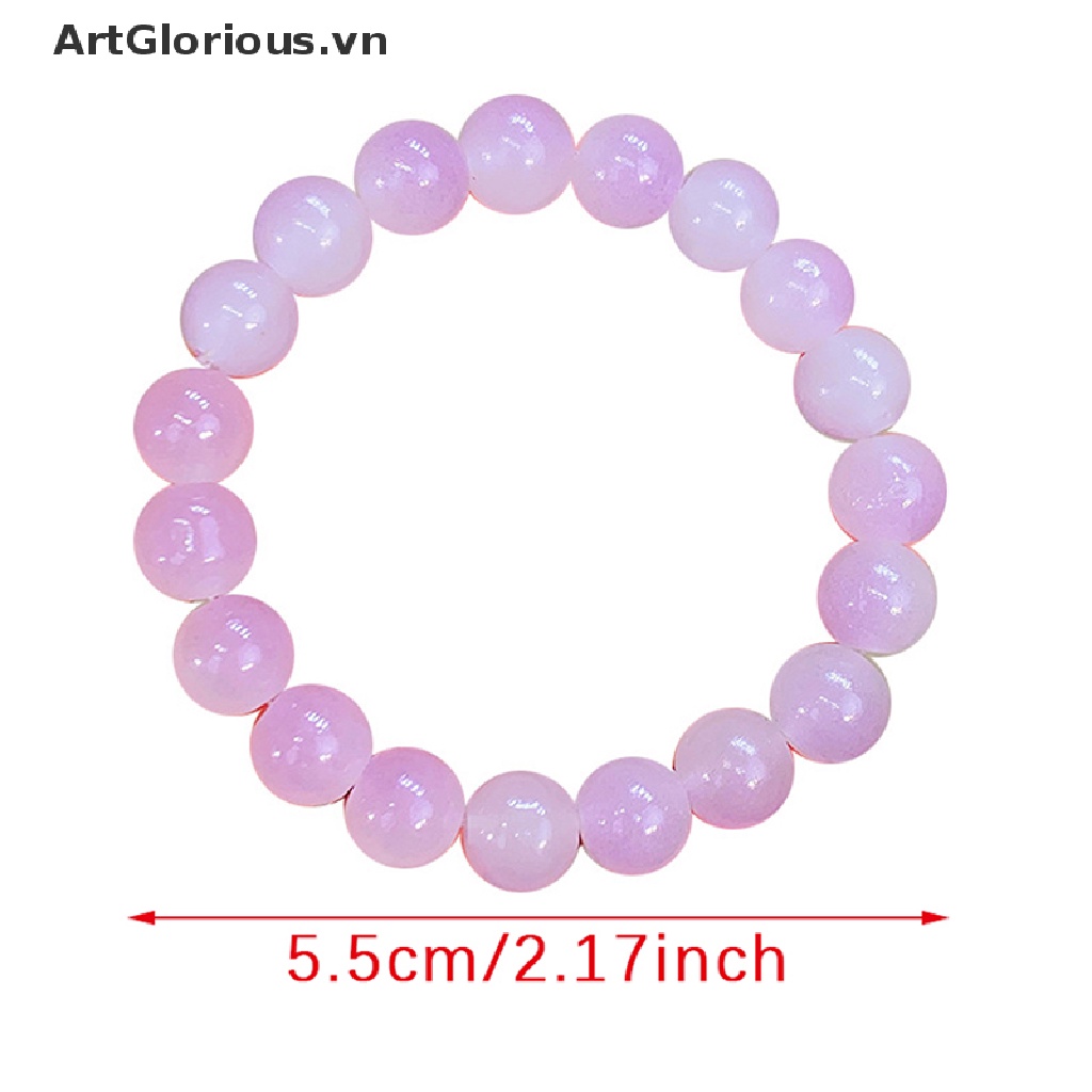 Vòng Tay Chuỗi Hạt Đá Ngọc Bích Màu Gradient May Mắn Cho Nam Và Nữ
