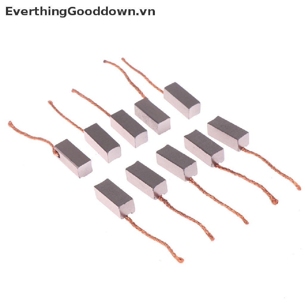 10 Cọ Carbon 8 * 8 * 20mm Cho Quạt Thổi Khí Nóng