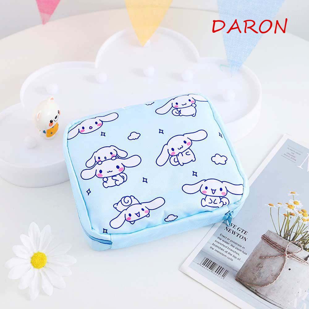 Ví Đựng Tiền Xu / Thẻ Hình Cinnamoroll / Chú Chó Tampon Phối Khóa Kéo Kiểu Hàn Quốc Dễ Thương Cho Nữ