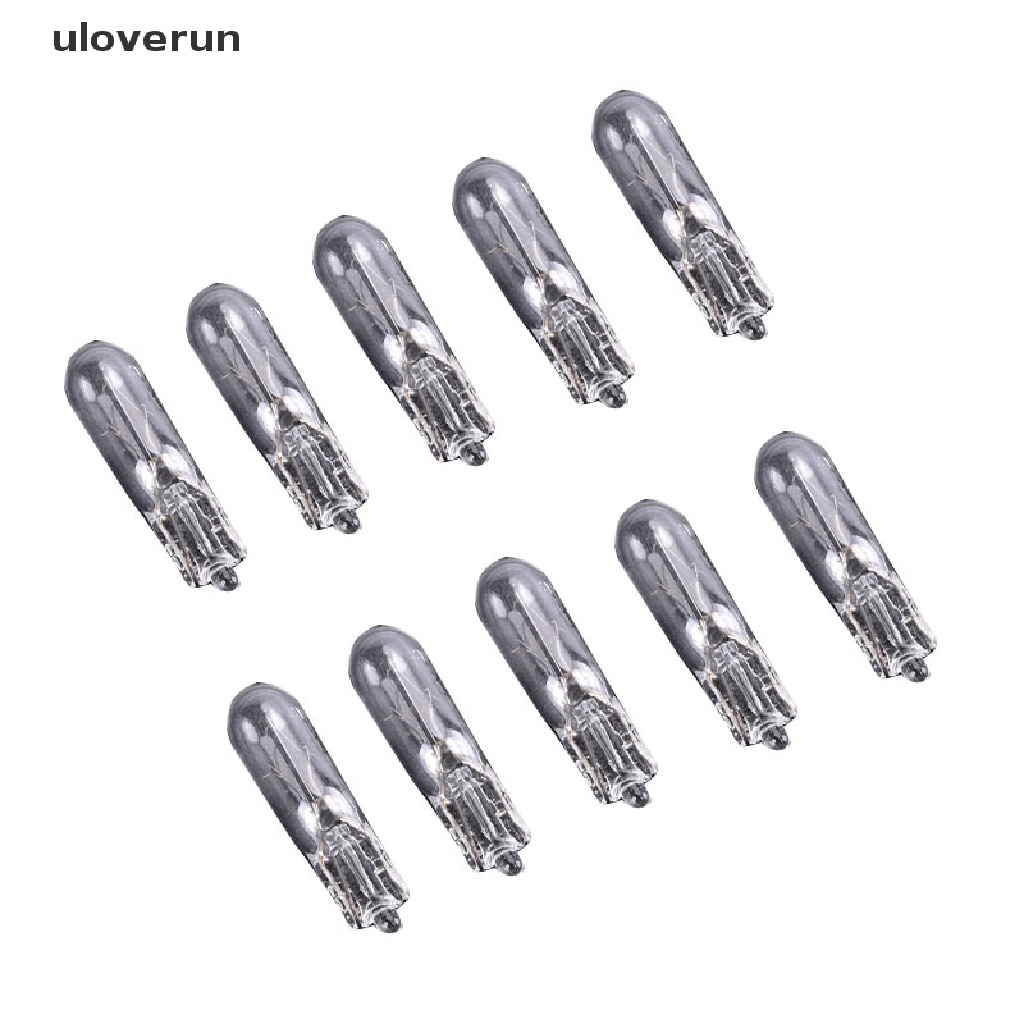 Set 10 Bóng Đèn Thủy Tinh 12V 1.2W T5 Gắn Bảng Điều Khiển Dành Cho Ô Tô
