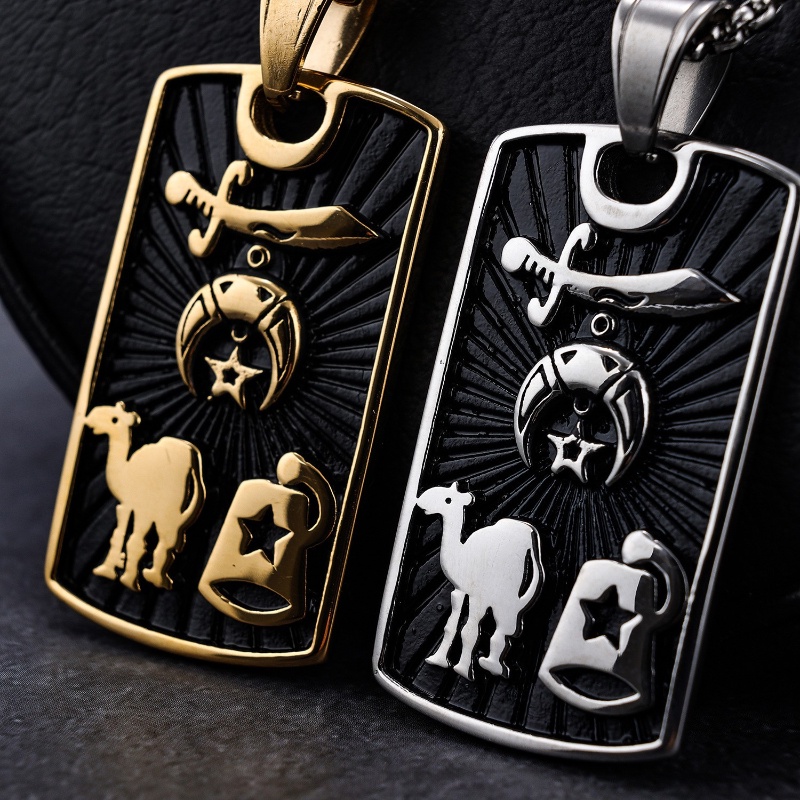 Z Vòng cổ Bằng Thép Không Gỉ Phong Cách Hip Hop Cá Tính Cho Nam Và Nữ