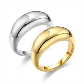 Nhẫn Thép Titan Không Gỉ Phong Cách arc Thời Trang Mới Cho Nữ