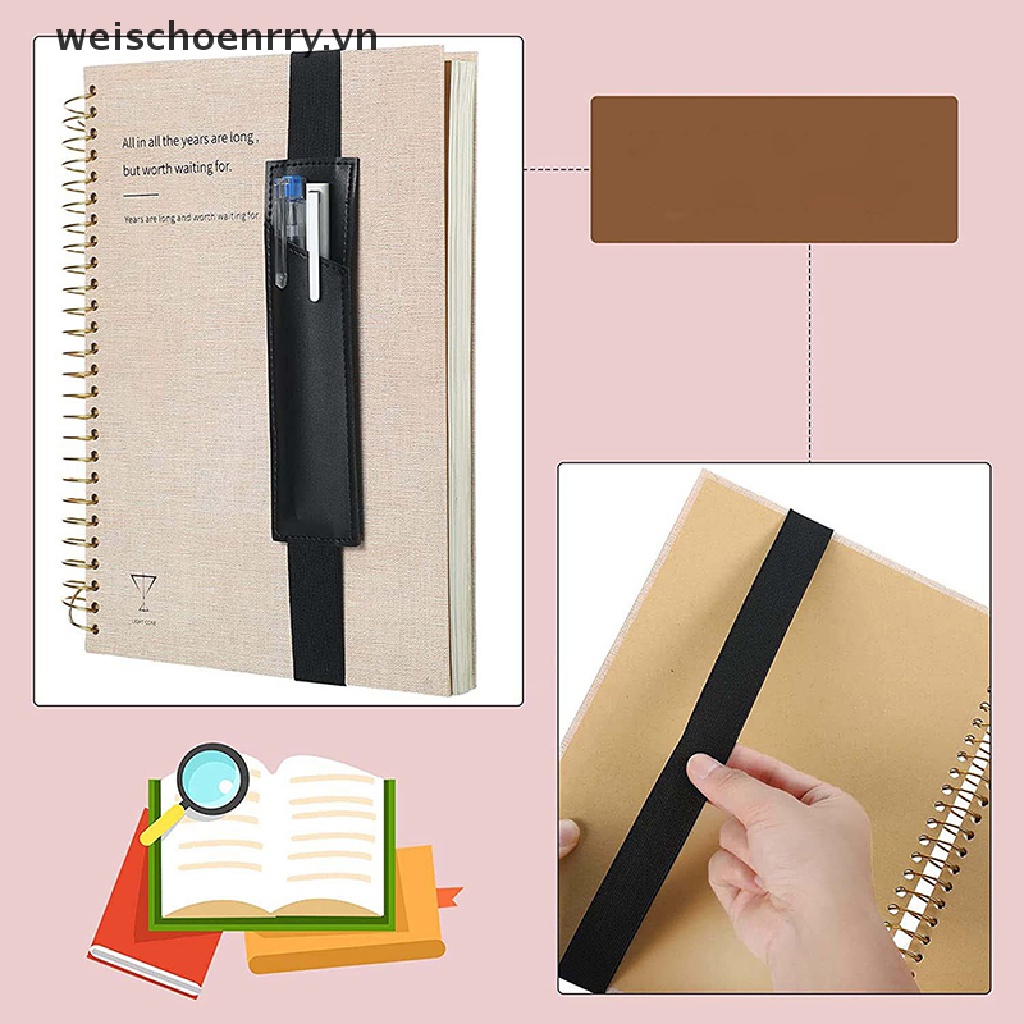 Kẹp Gắn Bút / Notebook Co Giãn Tùy Chỉnh Tiện Dụng Cho Doanh Nhân