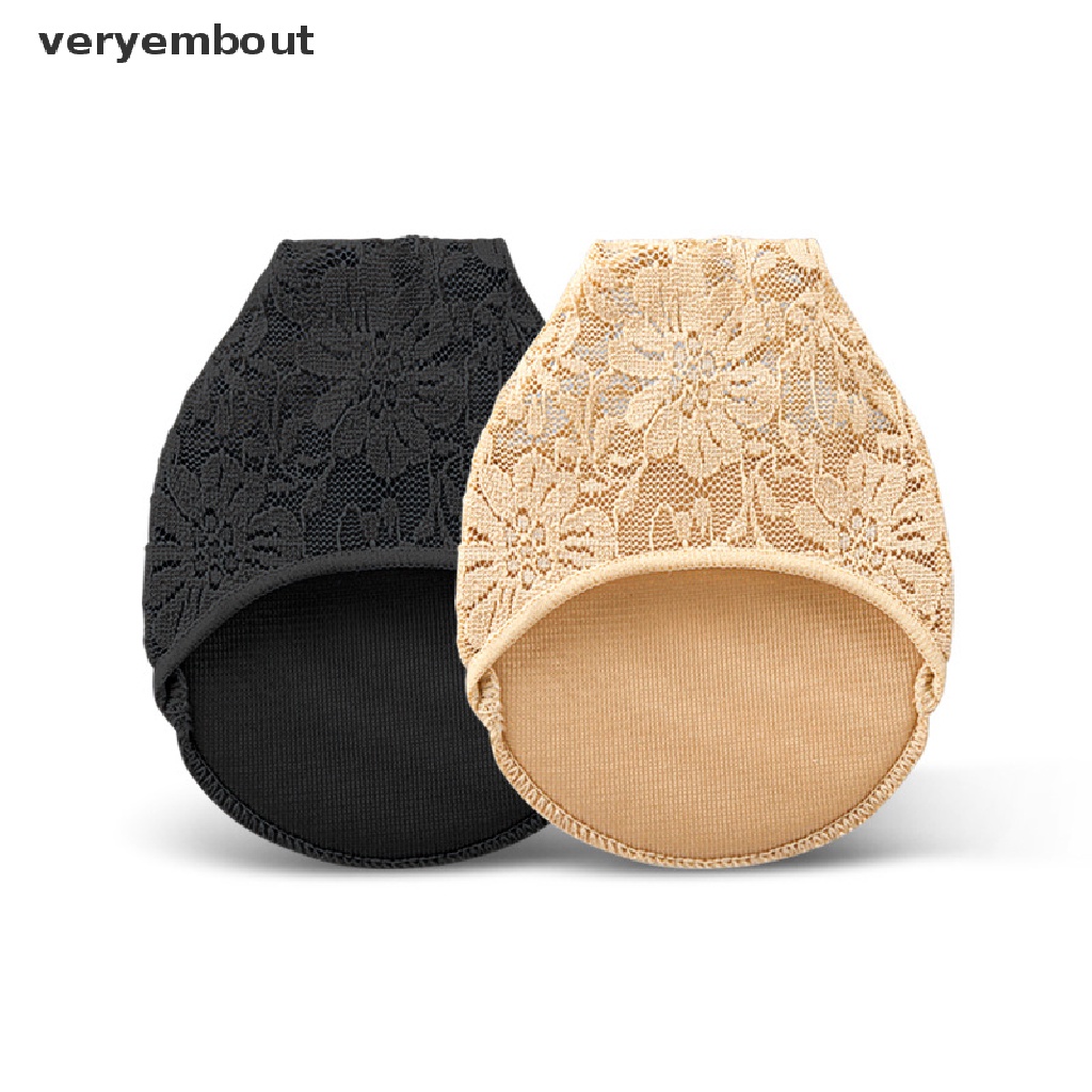 1 Cặp Đệm Lót Giày Cao Gót Phối Ren Giảm Đau Tiện Dụng Cho Nữ