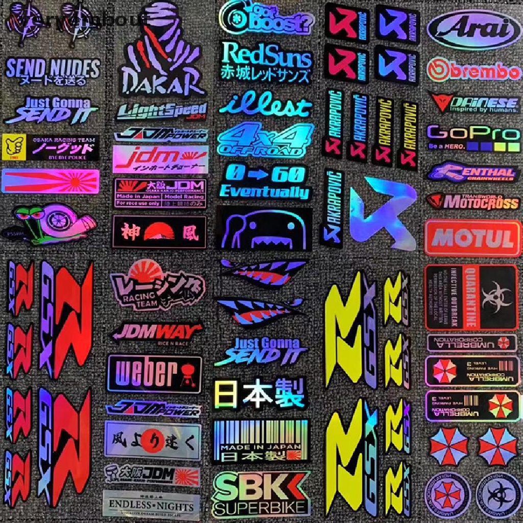 Miếng Dán Laser Chống Thấm Nước Trang Trí Xe Hơi Xe Máy