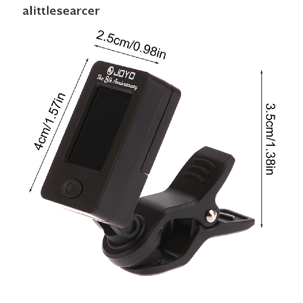 1 Dụng Cụ Chỉnh Tông Kẹp Đàn Guitar Màn Hình LCD Xoay 360 Độ