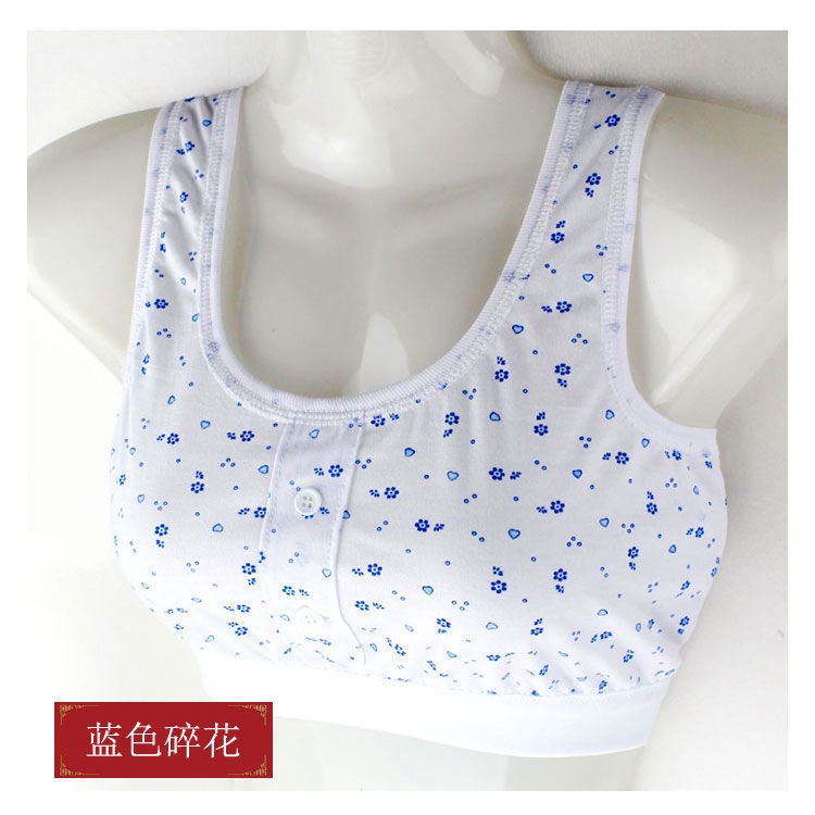 Áo Ngực Cotton Không Gọng Cao Cấp Cho Phụ Nữ Trung Niên