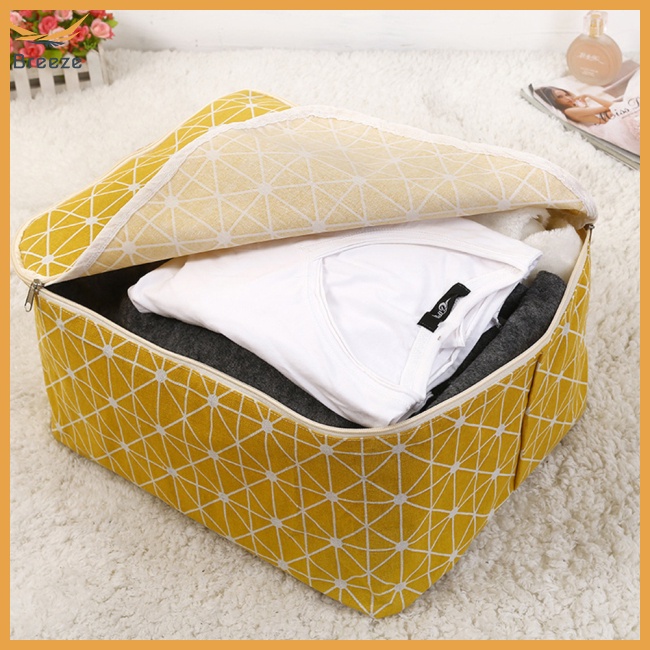 Túi Vải Lanh Cotton Đựng Quần Áo Chống Bụi Chống Nước