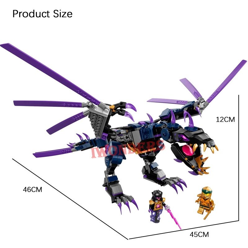 Mới Đồ Chơi Lắp Ráp Ninja Gold Lloyd Overlord MOC71742