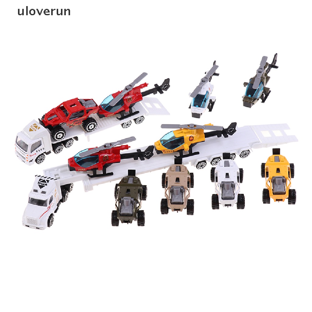 Uloverun Mô Hình Xe Hơi Trực Thăng Đồ Chơi Bằng Hợp Kim Cho Bé