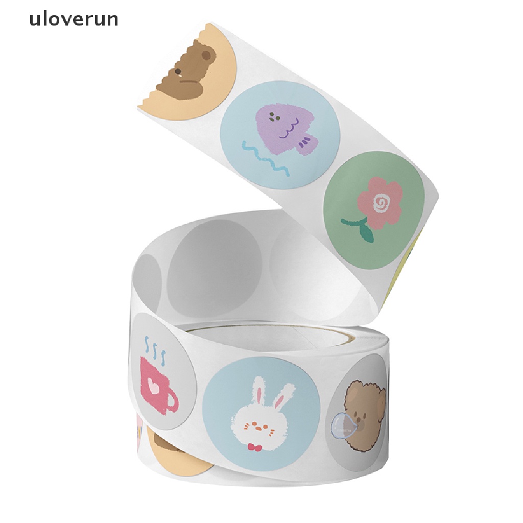 Bộ 500 Miếng Dán Trang Trí Hình Động Vật Dễ Thương