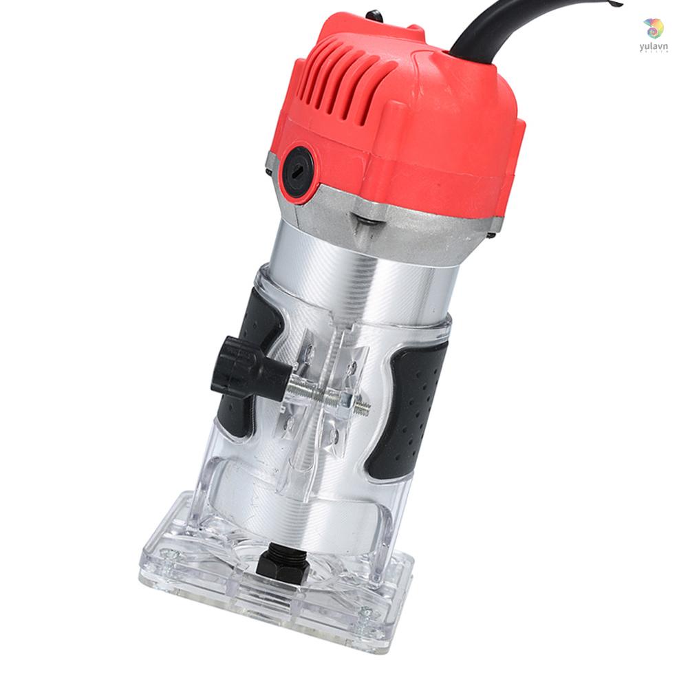 Bộ Định Tuyến Gỗ 220V 800W 30000r / Phút Với Đế Trong Suốt Bằng Nhôm Chuyên Dụng